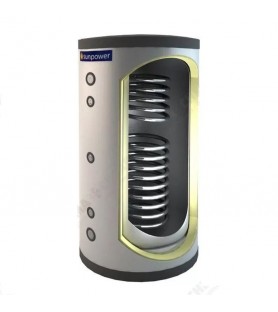 Κάθετο Θερμοδοχείο 1000L 2Ε (μπόϊλερ) Κάθετo Λεβητοστασίου Εμαγιέ (SUNPOWER)