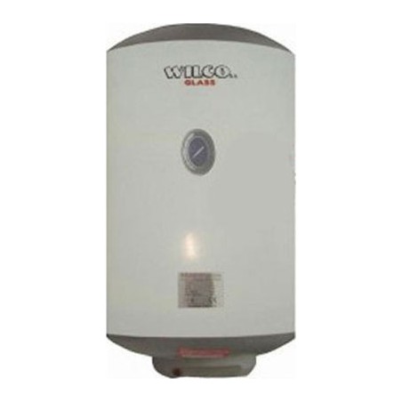 Ηλεκτρικός θερμοσίφωνας WILCO titanium glass 20 lt Οριζόντιος