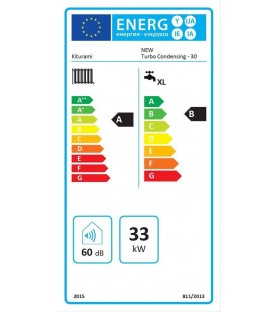 Kiturami Low NoX New Turbo Condensing 30 S Λέβητας Συμπύκνωσης Πετρελαίου 30.800kcal/h 33.8KW Με Θερμοστάτη