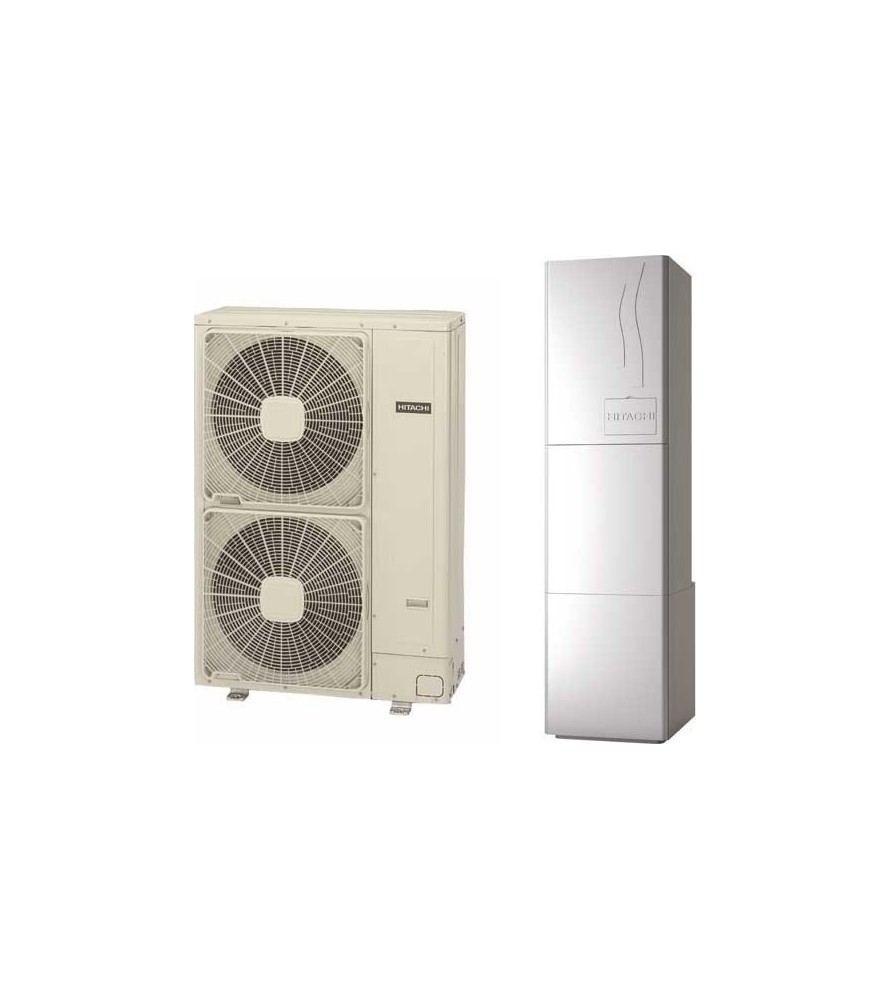 Αντλία θερμότητας HITACHI Yutaki-S80 RWH-4.0(V)NF(W)E / RWH-4.0(V)NF(W)E μονοφασική (15,2KW)