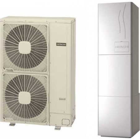 Αντλία θερμότητας HITACHI Yutaki-S80 RWH-4.0(V)NF(W)E / RWH-4.0(V)NF(W)E μονοφασική (15,2KW)