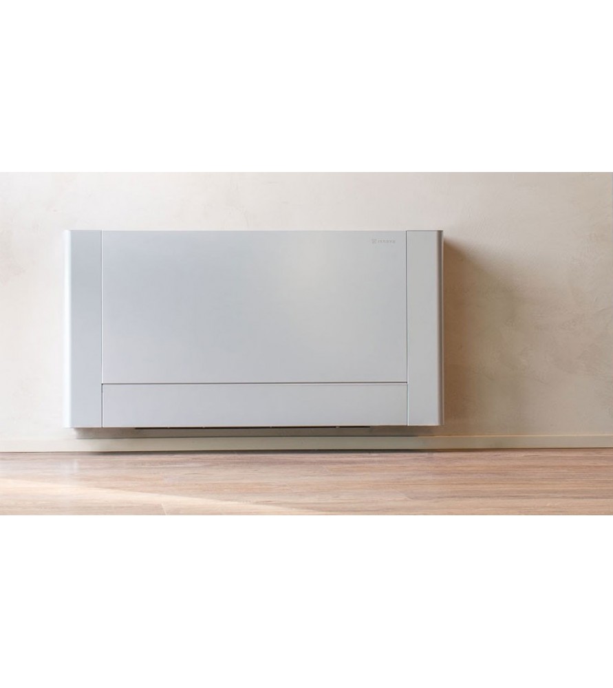 Fan coil innova RS 600 dc inverter εμφανή δαπέδου οροφής με θερμαινόμενο εμπρόσθιο πάνελ
