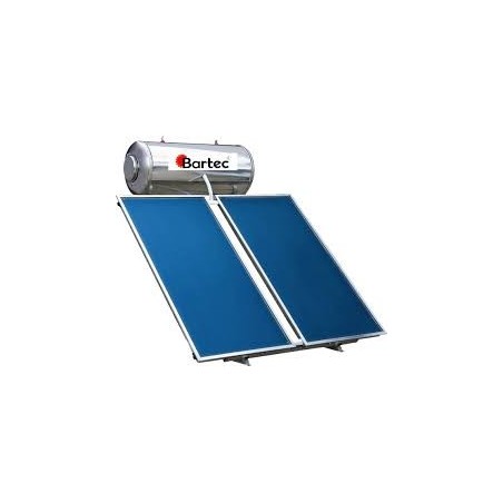 BARTEC Ηλιακός Θερμοσίφωνας Διπλής Ενέργειας 220lt  glass με συλλεκτική επιφάνεια 4m²  (6 Άτοκες Δόσεις)