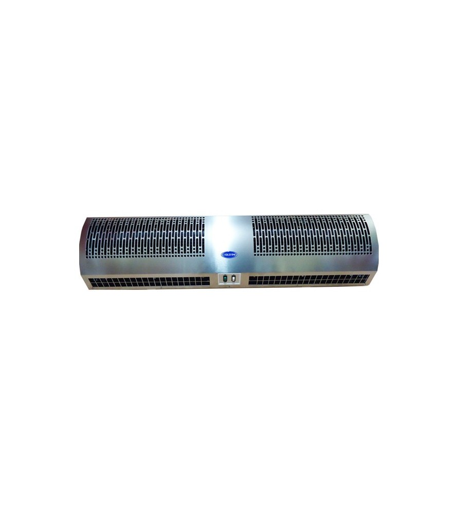 Olefini αεροκουρτίνα απλή inox X-10 με διακόπτες (on-off)  , πλάτος πόρτας 1.0 M