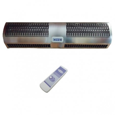 Olefini αεροκουρτίνα απλή inox X-12 ασύρματο (I.R) , πλάτος πόρτας 1.2 M