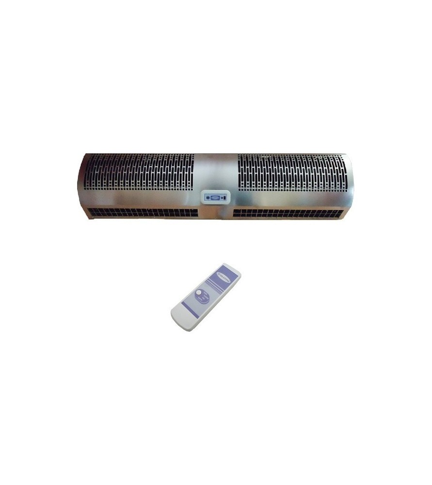 Olefini αεροκουρτίνα απλή inox X-18 ασύρματο (I.R) , πλάτος πόρτας 1.8 M