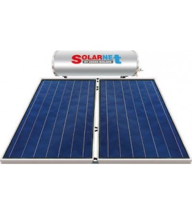 Assos Solarnet Ηλιακός SOL 300Ε (lt) glass με συλλεκτική επιφάνεια 5m² διιπλής ενεργείας (12 Άτοκες Δόσεις)