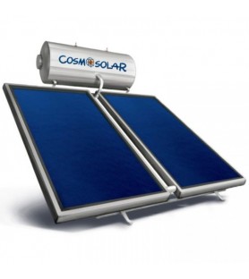 Cosmosolar Ηλιακός CS-300 VS (lt) glass με συλλεκτική επιφάνεια 4.00 m² διπλής ενεργείας (12 Άτοκες Δόσεις)