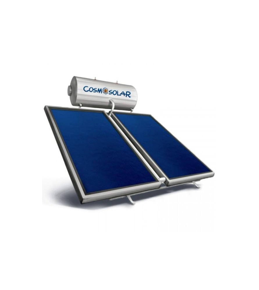 Cosmosolar Ηλιακός CS-300 VS (lt) glass με συλλεκτική επιφάνεια 4.00 m² διπλής ενεργείας (12 Άτοκες Δόσεις)