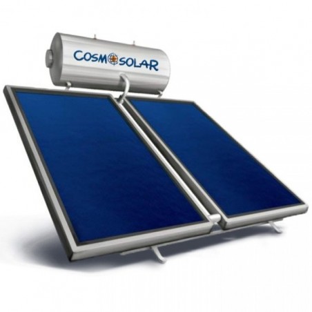 Cosmosolar Ηλιακός CS-300 VS (lt) glass με συλλεκτική επιφάνεια 4.00 m² τριπλής ενεργείας (12 Άτοκες Δόσεις)