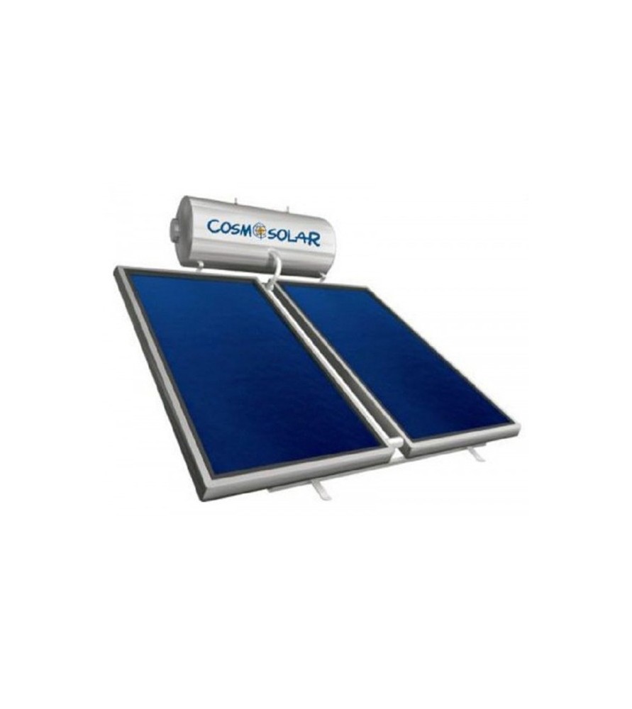 Cosmosolar Ηλιακός CS-300 IS (300lt) inox με 4.00 m² τριπλής ενεργείας (12 Άτοκες Δόσεις)