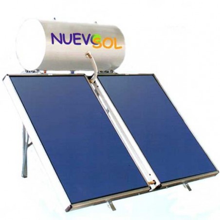 Nuevosol 300lt/4m² glass boiler ηλιακός διπλής επιλεκτικός