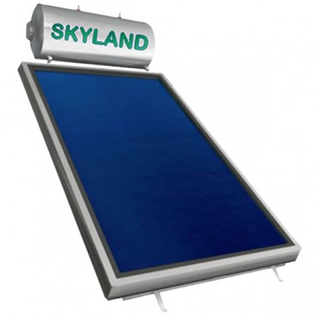Skyland GL glass διπλής 170lt/2,58m² με κάθετο επιλεκτικό συλλέκτη