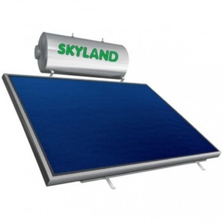 Skyland IN inox τριπλής 170lt/3,06m² με οριζόντιο επιλεκτικό συλλέκτη