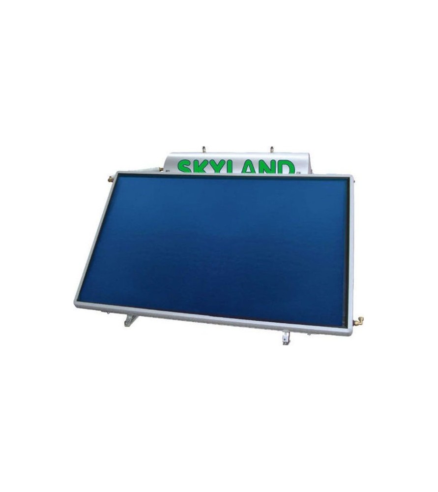 Skyland Ηλιακός χαμηλού προφίλ INB 120/2.00 ΟΡΙΖ (120 lt) inox με 2.05 m² διπλής ενεργείας (12 Άτοκες Δόσεις)