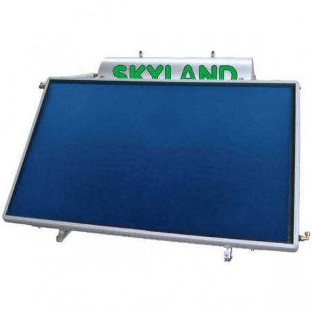Skyland Ηλιακός χαμηλού προφίλ INB 120/2.00 ΟΡΙΖ (120 lt) inox με 2.05 m² διπλής ενεργείας (12 Άτοκες Δόσεις)
