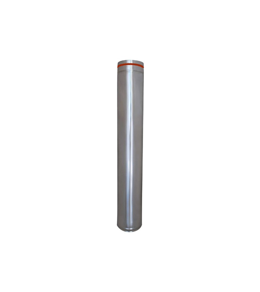 Technometal καμινάδα 0.25 m μονού τοιχώματος Φ 80