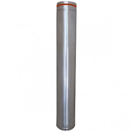 Technometal καμινάδα 0.25 m μονού τοιχώματος Φ 80