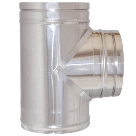 Technometal τάφ καμινάδας  90° μονού τοιχώματος Φ 250