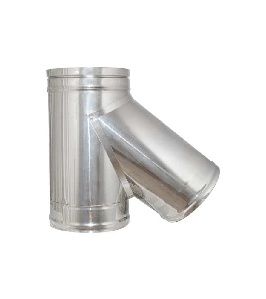 Technometal ημιτάφ καμινάδας  135° μονού τοιχώματος Φ 250