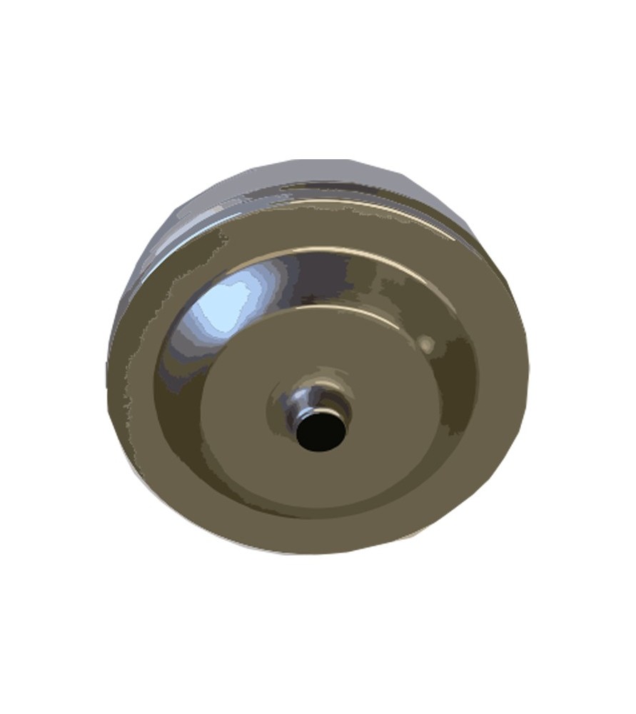 Technometal πώμα καθαρισμού καμινάδας μονού τοιχώματος Φ 350