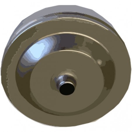 Technometal πώμα καθαρισμού καμινάδας μονού τοιχώματος Φ 350