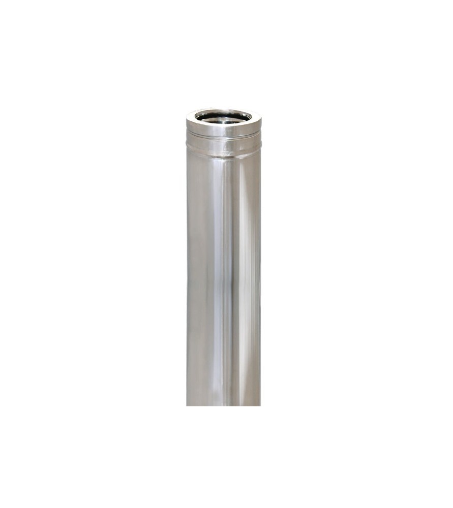 Technometal καμινάδα 0.50 m διπλού τοιχώματος Φ 250/300 με πάχος χάλυβα 0,40mm