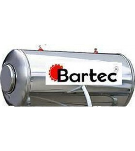 Bartec μπόιλερ ηλιακού 130 (120lt)  glass titanium Διπλής ενεργείας
