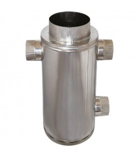 Technometal θερμοσυλλέκτες τζακιού 1 m ανοξείδωτος χάλυβας  Φ 250/300