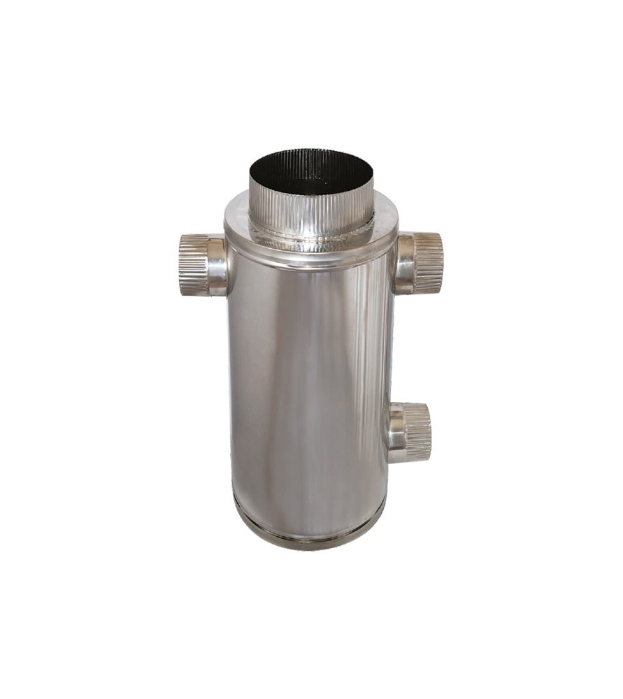 Technometal θερμοσυλλέκτες τζακιού 1 m ανοξείδωτος χάλυβας  Φ 250/300