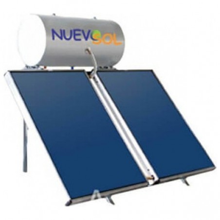 Nuevosol 200 Lt 3τμ glass boiler ηλιακός τριπλής επιλεκτικός