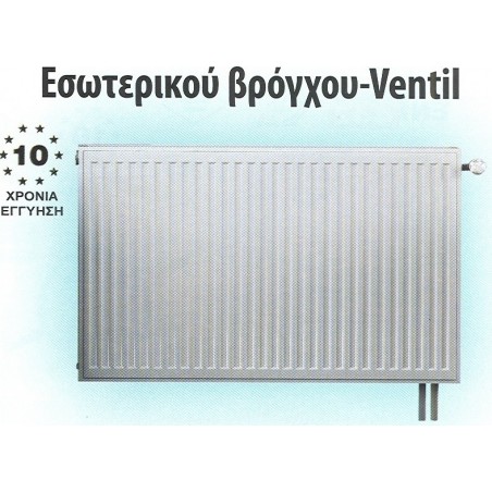 Splendid Θερμαντικό Σώμα Panel 22/600/1400 (2675kcal/h) Εσωτερικού Βρόγχου - Ventil