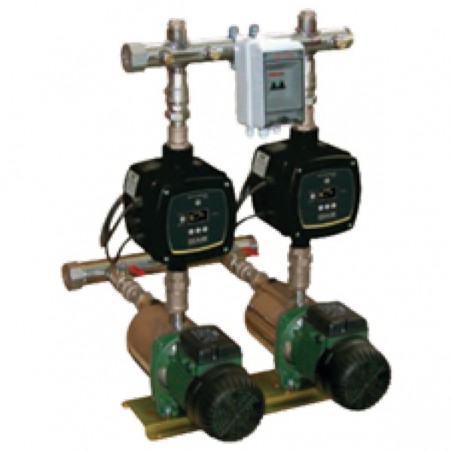 DΑΒ 2 JET AD 132 M Δίδυμο πιεστικό συγκρότημα με αντλίες αυτόματης αναρρόφησης Μονοφασικό 2 x 1.36