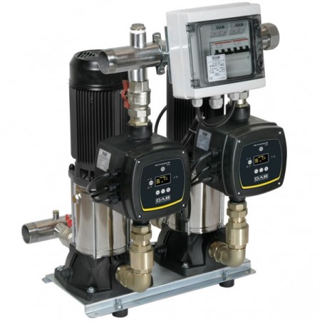 DΑΒ 2 KVC AD 45/120 M Δίδυμο πιεστικό συγκρότημα με 2 Κάθετες Πολυβάθμιες Αντλίες Μονοφασικό 2 x 2.50