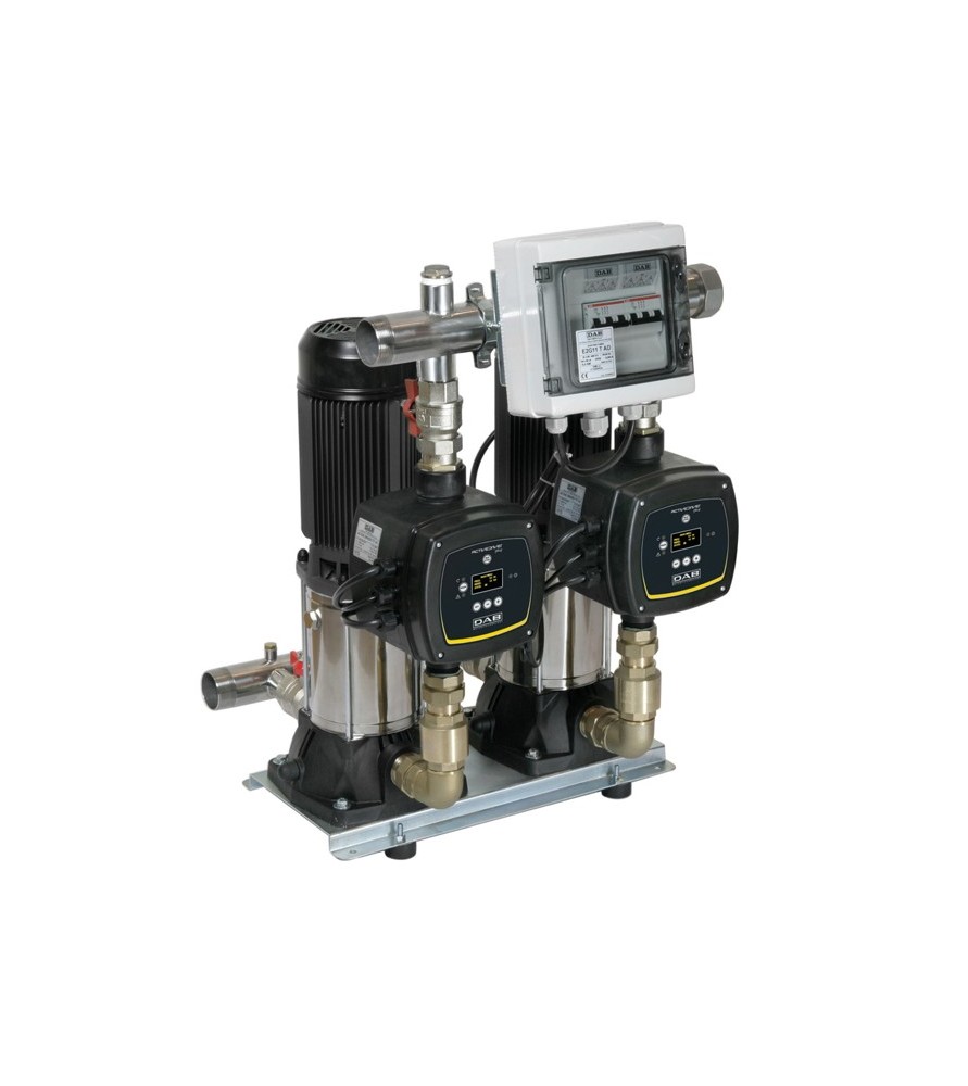 DΑΒ 2 KVC AD 60/120 T Δίδυμο πιεστικό συγκρότημα με 2 Κάθετες Πολυβάθμιες Αντλίες Τριφασικό 2 x 3.00
