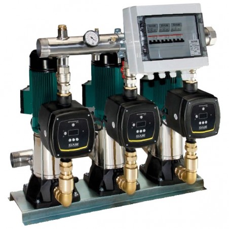 DΑΒ 3 KVC AD 85/120 T Δίδυμο πιεστικό συγκρότημα με 3 Κάθετες Πολυβάθμιες Αντλίες Τριφασικό 3 x 4.00