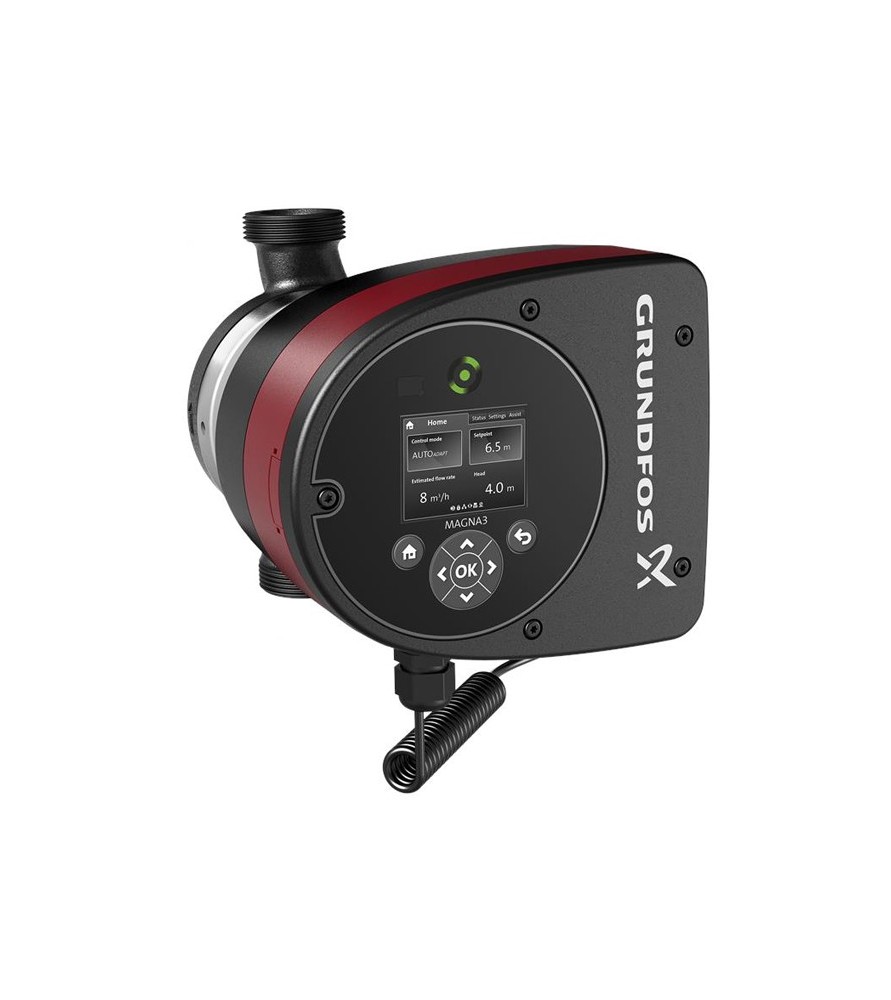 Grundfos MAGNA3 25-60 (180 mm) Κυκλοφορητής Μονής Κεφαλής Ηλεκτρονικά Ελεγχόμενη