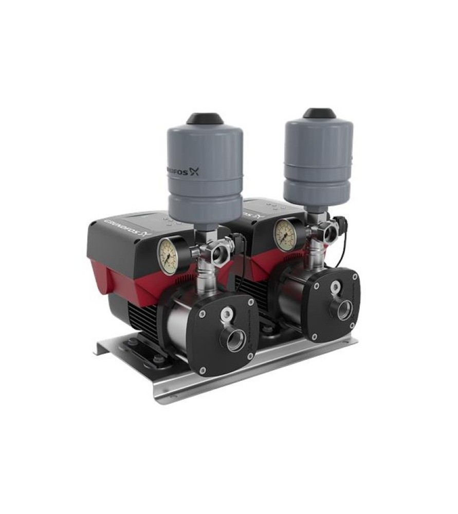Grundfos CMBE Twin 3-62 (1.10 kw) Πιεστικό Συγκρότημα Με 2 Αντλίες και Σταθερή Πίεση
