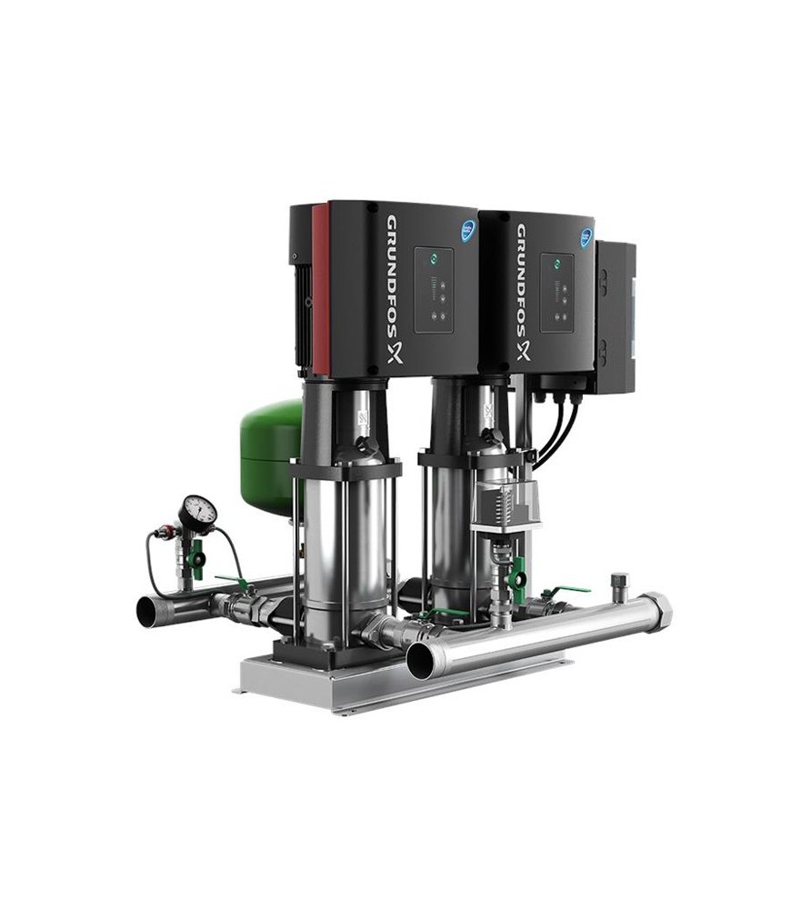 Grundfos 2 CRE 3-4 (PE) Πιεστικό Συγκρότημα Με 2 αντλίες Τριφασικό (0.55 kw)