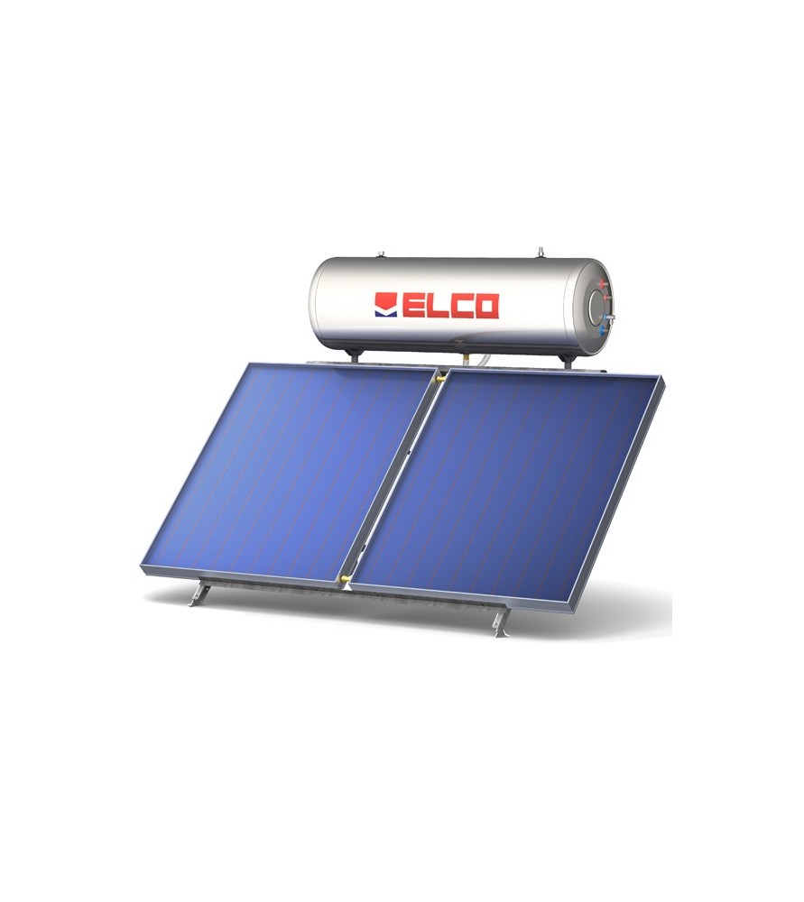 ELCO Ηλιακός EL-200 SOL-TECH S2/3.6 (200lt) glass με 3.6 m² διπλής ενεργείας (12 Άτοκες Δόσεις)