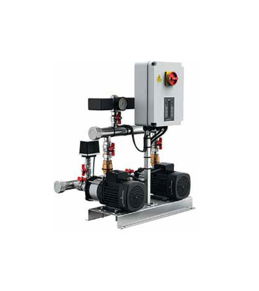 Grundfos 2 CM 5-5 (0.90 kw) Πιεστικό Συγκρότημα Μονοφασικό