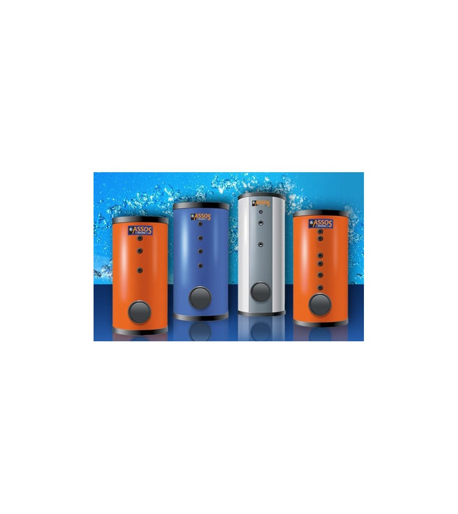  ASSOS BL2 150 LITRA BOILER ΜΠΟΙΛΕΡ ΜΕ ΔΥΟ ΣΕΡΠΑΝΤΙΝΕΣ