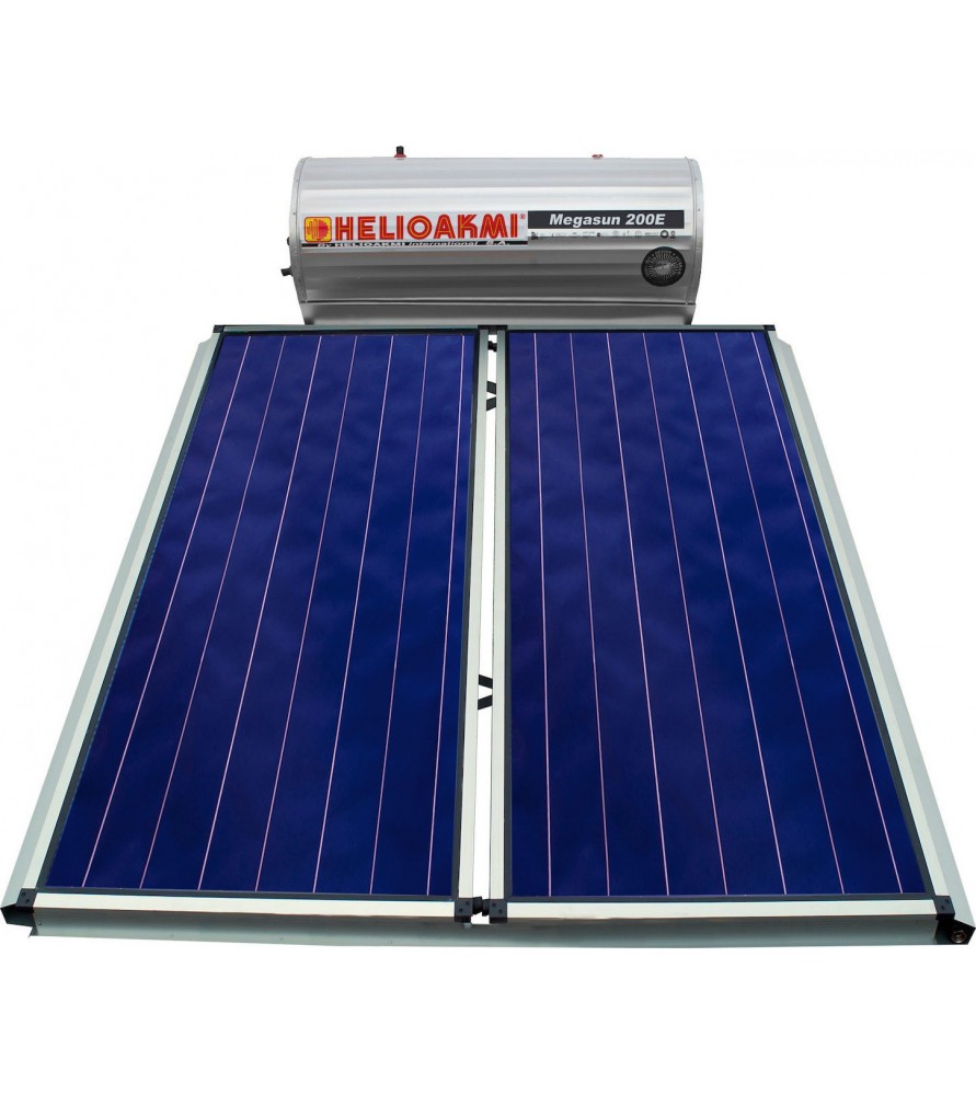 Helioakmi Megasun 300-E (lt) glass με συλλεκτική επιφάνεια 5.24 m² Τριπλής ενεργείας Για Αντλία Θερμότητας