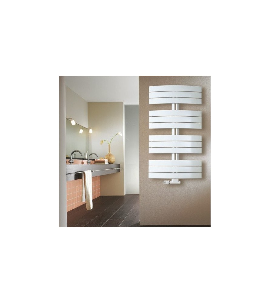 Purmo APOLIMA θερμαντικό σώμα λουτρού APO 1406 1430x650 (639kcal/h) Κυρτό λευκό