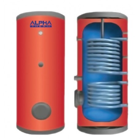 Alpha Therm BKLΑ/2-200 Boiler Λεβητοστασίου Με 2 Εναλλάκτες Για Αντλία Θερμότητας