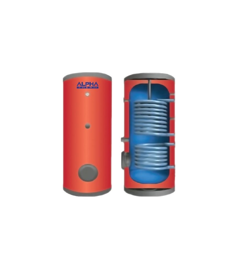 Alpha Therm BKLΑ/2-300 Boiler Λεβητοστασίου Με 2 Εναλλάκτες Για Αντλία Θερμότητας