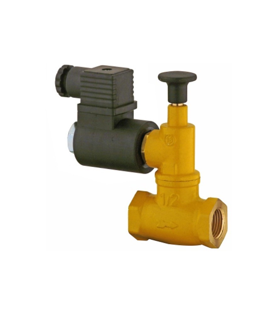 TECNOCONTROL 223.12.42.13 Ηλεκτρομαγνητική Βαλβίδα N.C. Ορειχάλκινη βιδωτών άκρων με Διάμετρο ½”