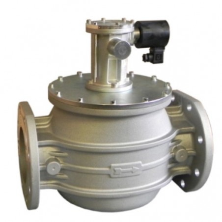 MADAS 208.12.33.16 Ηλεκτρομαγνητική Βαλβίδα Ν.C. χειροκίνητης επαναφοράς Αλουμινίου με Διάμετρο DN 65