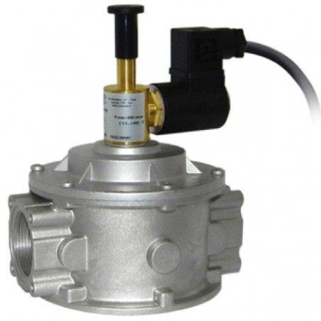 MADAS Ηλεκτρομαγνητική Βαλβίδα Αντιεκρηκτικού τύπου Ν.O. χειροκίνητης επαναφοράς Αλουμινίου με Διάμετρο 1 ¼”