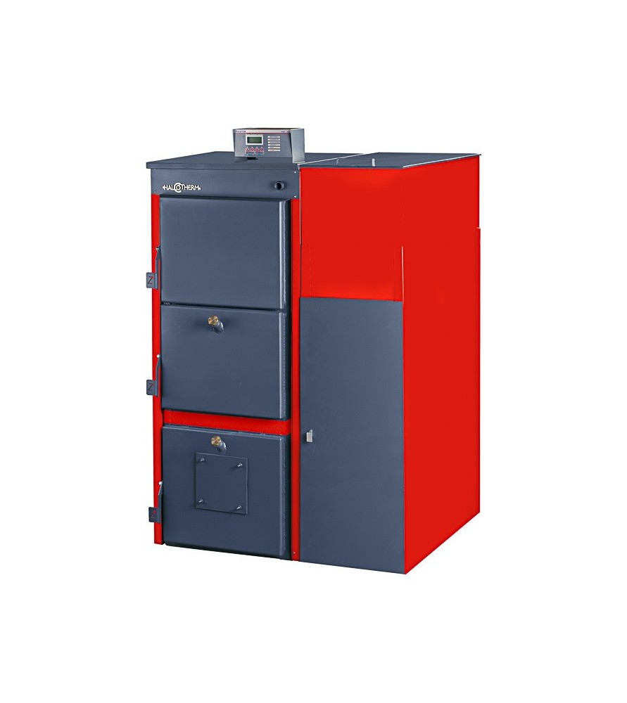 HALCOTHERM LN4XP 100 Λέβητας Ξύλου-pellet 4 διαδροµών καυσαερίων 100.000 Kcal/h